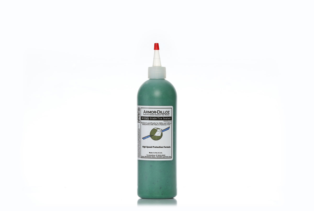 Green Armor-Dilloz tire sealant, 16 oz bottle