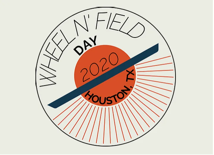 Wheel N' Field Day 2020 Houston event emblem
