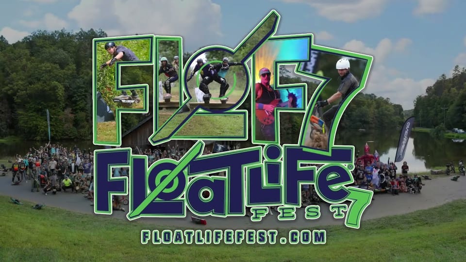 Title still from the Floatlife Fest 7 group-shot video.