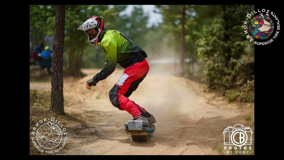 Trail-riding still from the Oak City Shredfest 4 Memories video.