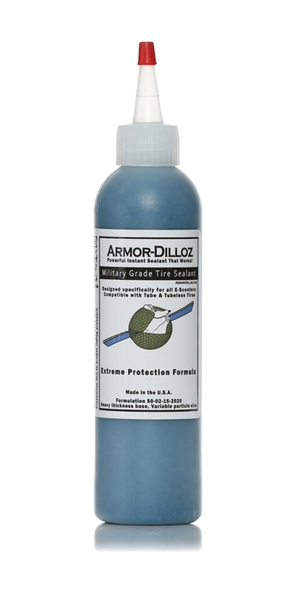 Blue Armor-Dilloz Tire Sealant bottle